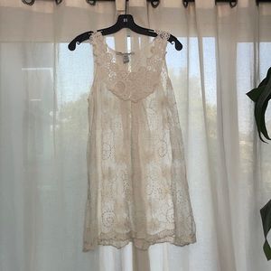 American Rag Cream Lace Dress
